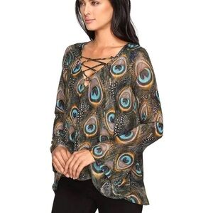 Show Me Your Mumu The Zuko Peacock Printed Top